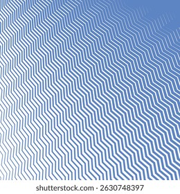 Blue zig zag line stripes abstract background