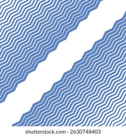 Blauwe zigzag lijn strepen abstracte achtergrond