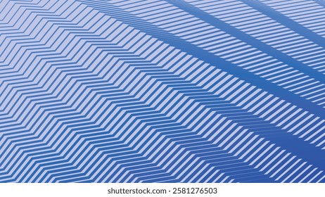 Blue zig zag pattern abstract background