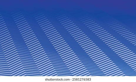 Blue zig zag pattern abstract background