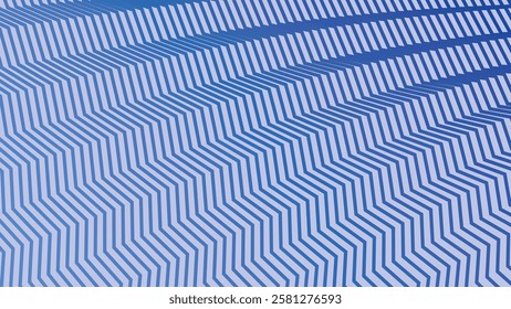 Blue zig zag pattern abstract background