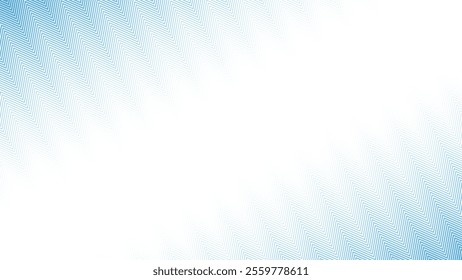 Blue zig zag stripes line with gradient spotlight for text abstract background