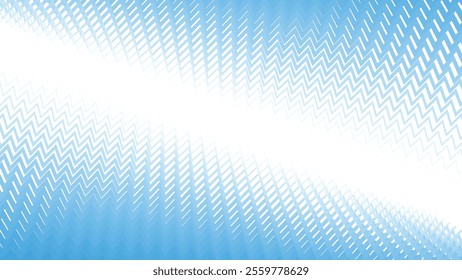 Blue zig zag stripes line with gradient spotlight for text abstract background