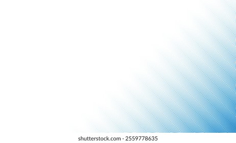 Blue zig zag stripes line with gradient spotlight for text abstract background