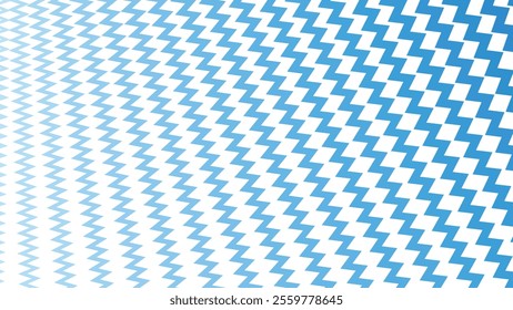 Blue zig zag stripes line with gradient spotlight for text abstract background