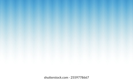 Blue zig zag stripes line with gradient spotlight for text abstract background