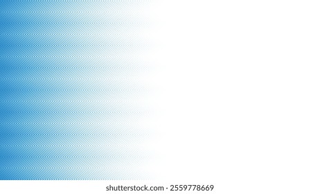 Blue zig zag stripes line with gradient spotlight for text abstract background