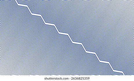 Blue Zig Zag Stripes Line Pattern Abstract Background
