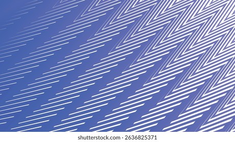 Blue Zig Zag Stripes Line Pattern Abstract Background