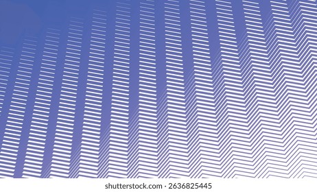 Blue Zig Zag Stripes Line Pattern Abstract Background