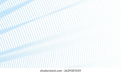 Blue zig zag stripes line pattern seamless abstract background