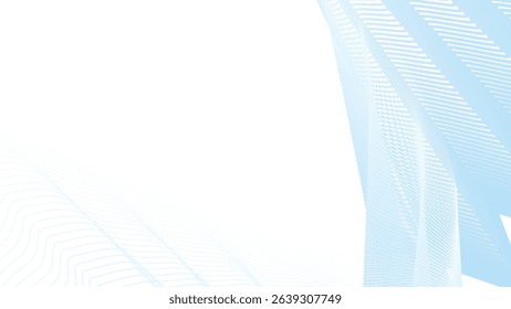 Blue zig zag stripes line pattern seamless abstract background