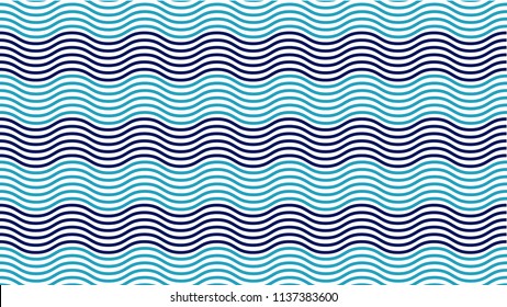 The Blue zigzag curve alternating with black is the pattern.