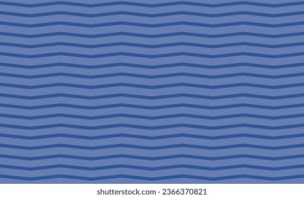 línea de zigzag azul sobre fondo blanco como patrón de repetición, imagen completa, diseño para impresión de tela