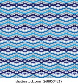 patrón de zigzag azul, patrón étnico, patrón grunge, índigo, tela, folk, antiguo, chevron, gráfico, decorativo, 