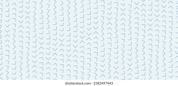 Blue zigzag pattern. This playful pattern showcases a series of light blue zigzag shapes against a soft, pale background.