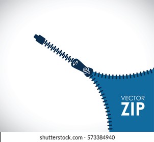 Blue Zip Background 