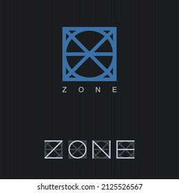 Blue Zone Logo - Vector