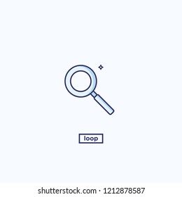 blue zoom icon