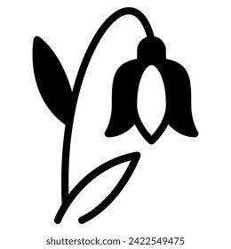 Bluebell Icon Spring, for uiux, web, app, infographic, etc