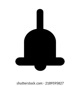Bluebell isolated on a white background. Outline vector illustration. Can be used as an icon or symbol. Decor element. Hand drawn black sketch.