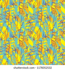 bluebell, pattern, flowers