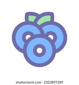 blueberries icon for your website design, logo, app, UI.