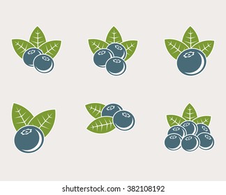 Blueberries set