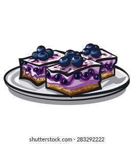 blueberry cake