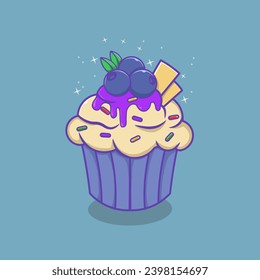 Blueberry chesscake with toping so delicious