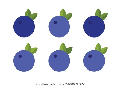 Blueberry Color Art Illustration Brilliance