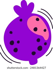 Ilustración vectorial dibujada a mano de arándano