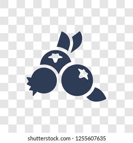 Blueberry icon. Trendy Blueberry logo concept on transparent background from Agriculture Farming and Gardening collection