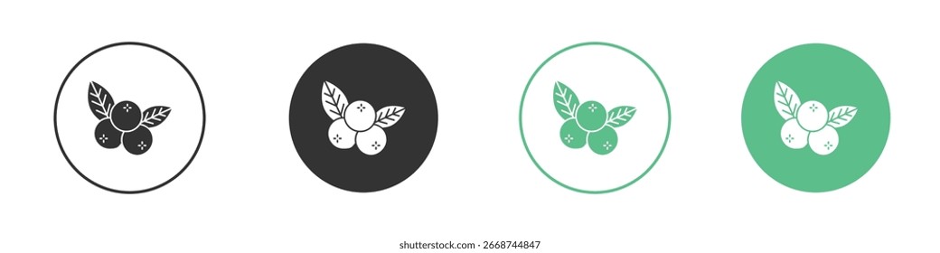Blueberry icon for your website or app. eps10