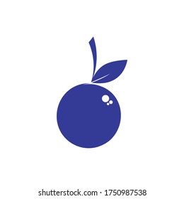 Blaubeergrafik-Logo, Vektorgrafik
