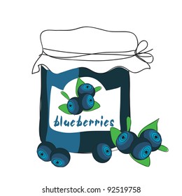 Blueberry jam