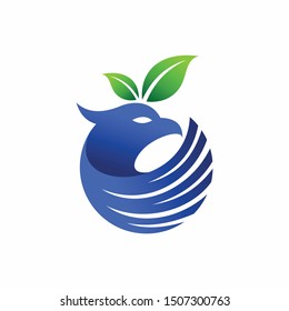 blueberry logo that formed the phoenix