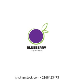 diseño de plantilla de ilustración de blueberry.vector.