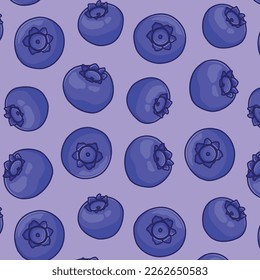 blueberry pattern in doodle style, ripe berry, blueberry advertising banner, summer background