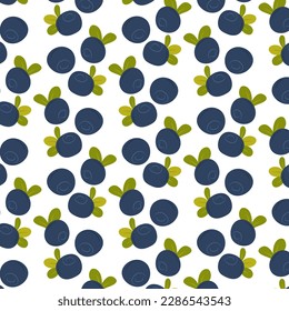 Patrón arándano. Fondo de bayas frescas para textil, impresión, papel.