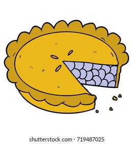 blueberry pie cartoon