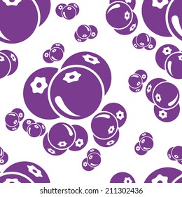 blueberry seamless pattern
