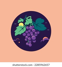 blueberry simple modern logo vector