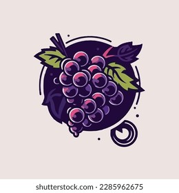 blueberry simple modern logo vector
