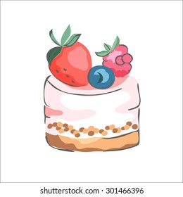 blueberry strawberry raspberry cake