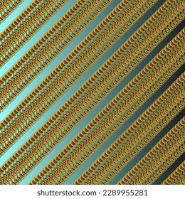 Blue-black textured abstract background combined with seamless yellow