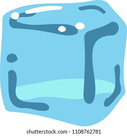 Blued Melted Ice illustration
