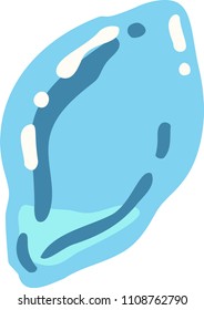 Blued Melted Ice illustration