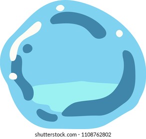 Blued Melted Ice illustration