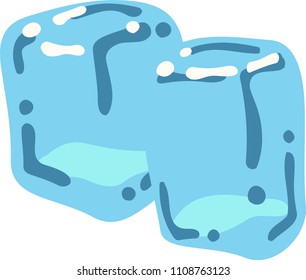 Blued Melted Ice illustration